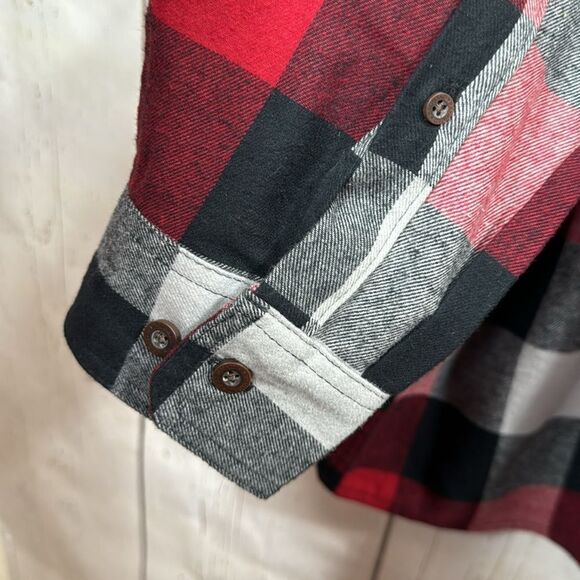 Red Head Brand Co. 3XL Buffalo Plaid Flannel Shirt Rugged Outdoor Cabin Core - Picture 9 of 15